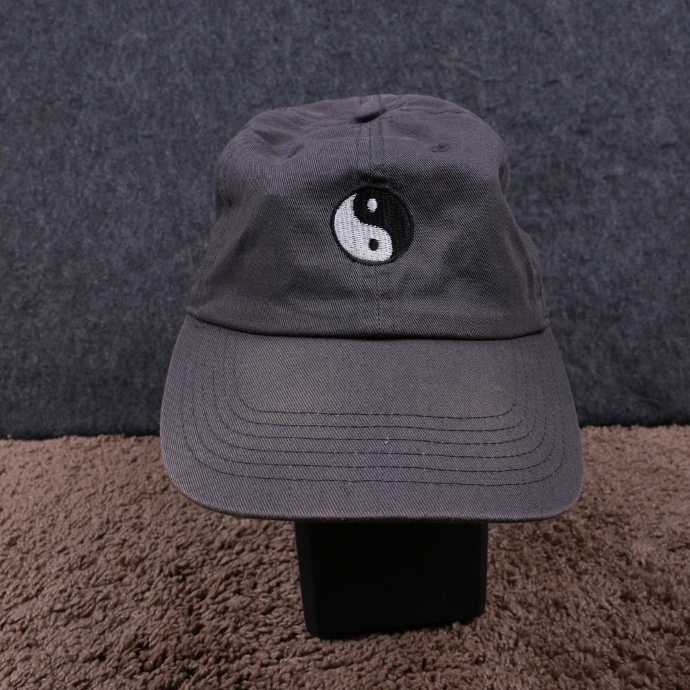 Newhattan Yin Yang Baseball Cap Men OSFA Grey Excellent Adjustable Dad Hat